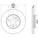 TEXTAR 92268803 Bremsscheiben 2 Stück vorne für OPEL