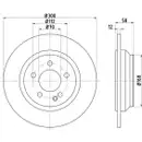 TEXTAR 92272703 Bremsscheiben 2 Stück hinten für MERCEDES-BENZ