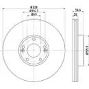 TEXTAR 92272803 Bremsscheiben 2 Stück HYUNDAI