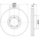 TEXTAR 92274303 Bremsscheiben 2 Stück vorne FORD