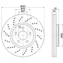 TEXTAR 92277705 Bremsscheiben 2 Stück vorne MERCEDES-BENZ