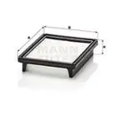 MANN-FILTER C 20 017 Luftfilter