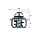 MAHLE TX 5 83D Thermostateinsatz mit Dichtung