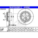 Original ATE 24.0110-0391.1 Bremsscheiben 2 Stück hinten für MERCEDES-BENZ