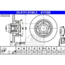 ATE 24.0111-0180.2 Bremsscheiben 2 Stück hinten für RENAULT
