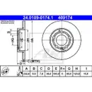 ATE 24.0109-0174.1 Bremsscheiben 2 Stück hinten für VW