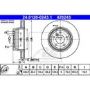 ATE 24.0120-0243.1 Bremsscheiben 2 Stück hinten BMW