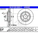 ATE 24.0128-0263.1 Bremsscheiben 2 Stück vorne FIAT