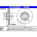 ATE 24.0128-0269.1 Bremsscheiben 2 Stück vorne PEUGEOT