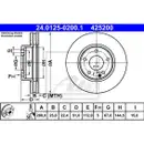 ATE 24.0125-0200.1 Bremsscheiben 2 Stück vorne MERCEDES-BENZ