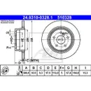 ATE 24.0310-0328.1 Power Disc Bremsscheiben 2 Stück hinten MERCEDES-BENZ