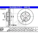 ATE 24.0328-0176.1 Power Disc Bremsscheiben 2 Stück vorne für MERCEDES-BENZ