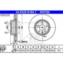 ATE 24.0325-0184.1 Power Disc Bremsscheiben 2 Stück vorne für AUDI
