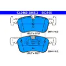 ATE Set Scheiben Ø284 vorn Ø290 hinten belüftet Bremsbeläge WK BMW 1er F20 F21