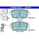 ATE 13.0470-2781.2 Ceramic Belagsatz