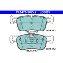 ATE Set Scheiben Ø284 vorn Ø258 hinten belüftet Beläge Ceramic WK BMW 1er F20/21