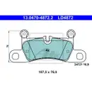 ATE Bremsenset Scheiben Ø330 Beläge Ceramic WK hi VW Touareg m elek Feststellbr.