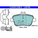 ATE 13.0470-2786.2 Ceramic Belagsatz