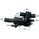 Thermostat Kühlmittel Mahle TH 44 83 Behr für Citroën für Fiat für Ford