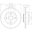 TEXTAR 92194103 Bremsscheiben 2 Stück PEUGEOT
