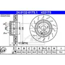 ATE 24.0132-0175.1 Bremsscheiben 2 Stück vorne MERCEDES-BENZ