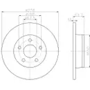 TEXTAR 92124903 Bremsscheiben 2 Stück hinten FORD
