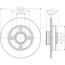 TEXTAR 92202103 Bremsscheiben 2 Stück hinten PEUGEOT