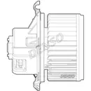 Innenraumgebläse Denso DEA09024 für Citroën für Fiat für Peugeot