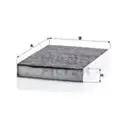 MANN-FILTER CUK 25 003 Innenraumluftfilter