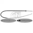 Seilzug Feststellbremse Febi Bilstein 48302 für Seat für Skoda für VW
