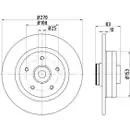 TEXTAR 92237203 Bremsscheiben 2 Stück hinten RENAULT