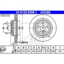 ATE 24.0122-0288.1 Bremsscheiben 2 Stück hinten MERCEDES-BENZ