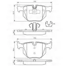 BOSCH 0 986 494 540 Bremsbelagsatz, Scheibenbremse