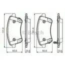 BOSCH 0 986 494 552 Bremsbelagsatz, Scheibenbremse