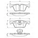 BOSCH 0 986 494 554 Bremsbelagsatz, Scheibenbremse
