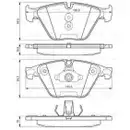 BOSCH 0 986 494 549 Bremsbelagsatz, Scheibenbremse