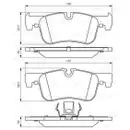 BOSCH 0 986 494 561 Bremsbelagsatz, Scheibenbremse