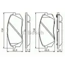 BOSCH 0 986 494 559 Bremsbelagsatz, Scheibenbremse
