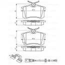 BOSCH 0 986 494 598 Bremsbelagsatz, Scheibenbremse