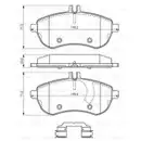 BOSCH 0 986 494 593 Bremsbelagsatz, Scheibenbremse