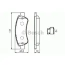 BOSCH 0 986 494 604 Bremsbelagsatz, Scheibenbremse