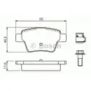 BOSCH 0 986 494 605 Bremsbelagsatz, Scheibenbremse