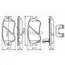 BOSCH 0 986 494 630 Bremsbelagsatz, Scheibenbremse