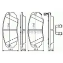 BOSCH 0 986 494 632 Bremsbelagsatz, Scheibenbremse