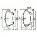BOSCH 0 986 494 663 Bremsbelagsatz, Scheibenbremse