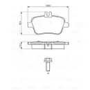 BOSCH 0 986 494 664 Bremsbelagsatz, Scheibenbremse
