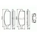 BOSCH 0 986 494 666 Bremsbelagsatz, Scheibenbremse