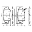 BOSCH 0 986 494 691 Bremsbelag
