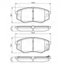 BOSCH 0 986 494 692 Bremsbelag