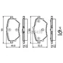 BOSCH 0 986 494 716 Bremsbelag